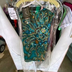 Peacock Cocktail Dress